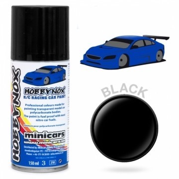 Schwarz R/C Rennwagen Sprühfarbe (150 ml)