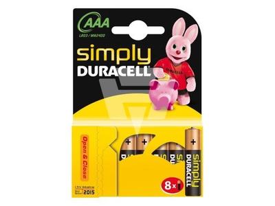 Duracell Simply MN2400 Micro, 8er Blister