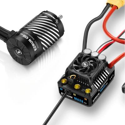 EzRun Combo Bruschless Antriebsset MAX8 G2S - 4268SD 2500kV G2R Sensored 1/8