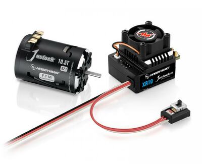 XeRun Combo Bruschless Antriebsset XR10 Justock G3S 21.5T Black G2.1