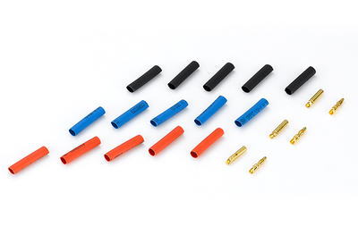 Goldkontakt Stecker Set 2.0mm 3 Paar