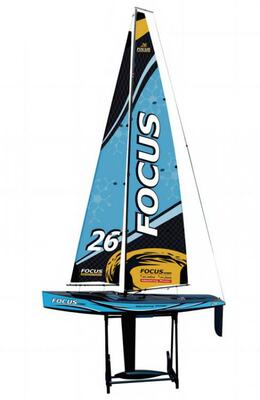 Segelboot "Focus V3" 1m RTR blau