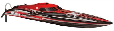 Rennboot "Alpha" 1000mm BL (ARTR) Rot ohne Akku und Ladegerät
