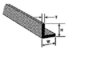 A-1 Winkelprofile ABS (10 Stück)