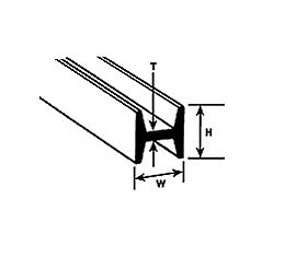 HFS-8 H-Profile (5 Stück)