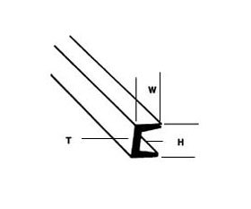 UFS-8 U-Profile tief (5 Stück)