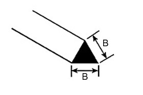 MRT-80 Dreikantstäbe (10 Stück)