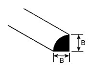 MRQ-60 Viertelkreisstäbe (10 Stück)