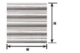 Wellblech eckig PS-26 1:24 (2 Stück)