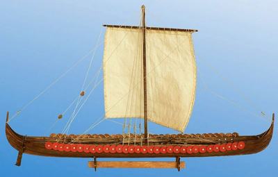 Wikinger Langschiff 1:72 Baukasten