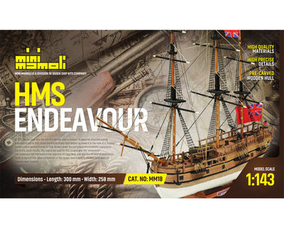 HMS Endeavour Bausatz (1:143)