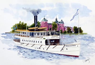 Mariefred S/S, Schwedischer Passagierdampfer aus dem Jahr 1903, 1:35 (Bausatz)