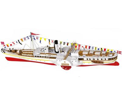 D/S Skibladner Seitenraddampfer   1:60   Bausatz