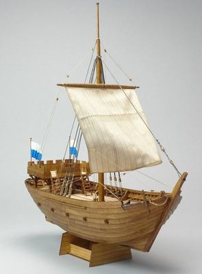 Kogge von Kampen 1336 Laser-Holzbausatz (1:72)