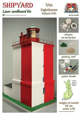 Leuchtturm Utö (Laser-Kartonbausatz (1:72))