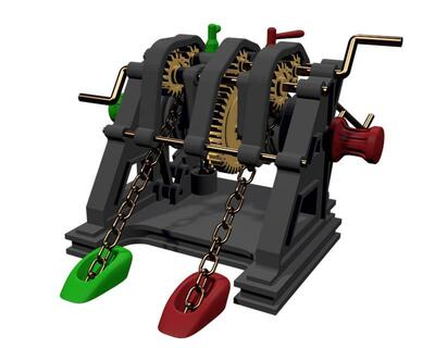 Historische Ankerwinde 3D 1:25 (Bausatz)