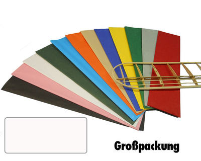 Bespannpapier weiß 18g/qm 508x762mm (50 Bogen)