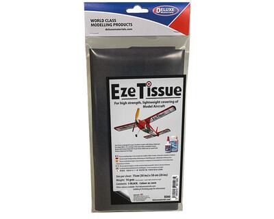 EZE Tissue Spannpapier schwarz (5 Bogen) BD80