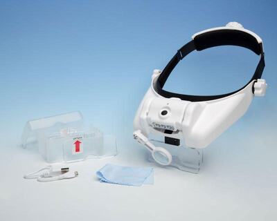 Profi LED-Kopfbandlupe