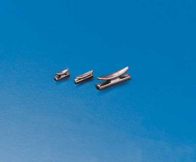 Klampe brüniert Metall 5mm (10 Stück)