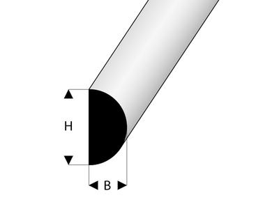 Scheuerleiste 4x3,5x2000mm Moosgummi