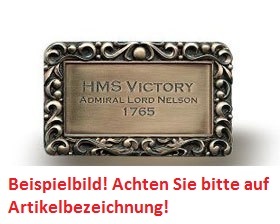Messingschild Race Horse