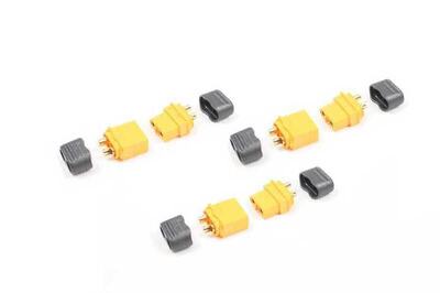 XT60 Buchse + Stecker mit Kappe (3 Paar)