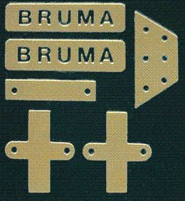 Fotoätzplatte Bruma Motorsegelyacht