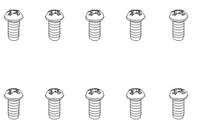 Schrauben BT 2x8mm BH (10 Stück)