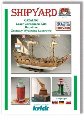 SHIPYARD Katalog Karton Lasercut Bausätze