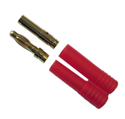 GH 4mm Stecker und Buchse mit Gehäuse (6 Satz)
