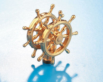 Steuerrad mit Säule 25 mm (2 Stück)