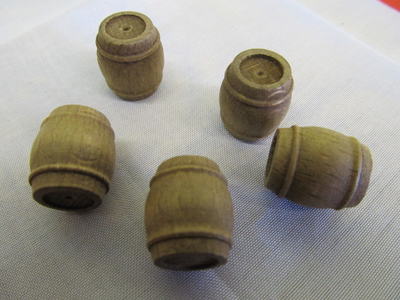 Holzfass (5 Stück)