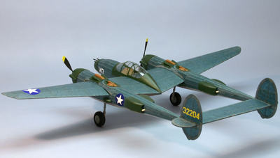 P-38 Lightning (F & M) (SW=762mm)