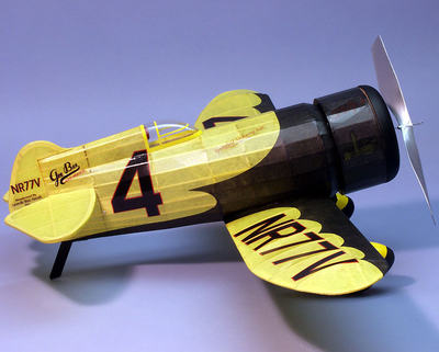 Gee Bee Z, Rubber Powered (SW=610mm)