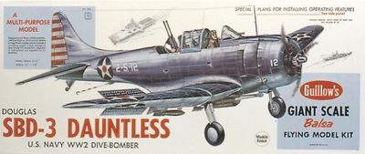 Dauntless 3/4" scale plane kits (Holz-Bausatz)