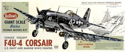 Corsair 3/4" scale plane kit (Holz-Bausatz)