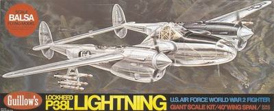 P-38 Lightning Giant Scale kit (SW 112cm) (Holz-Bausatz)