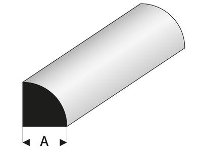 ASA Viertelrundstab 2x330 mm (5 Stück)