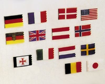 Flagge Belgien (2 Stück)