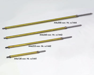 Stevenrohr/ 90+Welle M4x130mm