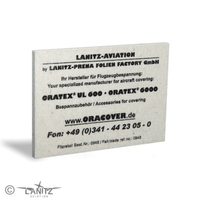 Oratex Filzrakel (10 x 14cm)