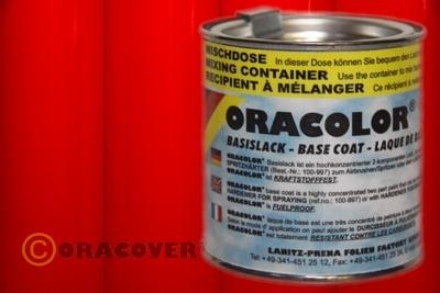 Oracolor Lack floureszierend rot 100ml - 2 Komponenten Lack für Modellbau