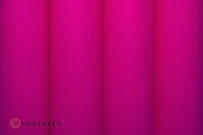 Oracover Bespannfolie Bügelfolie floureszierend magenta (Breite 600 mm, Länge 0,5 lfm)