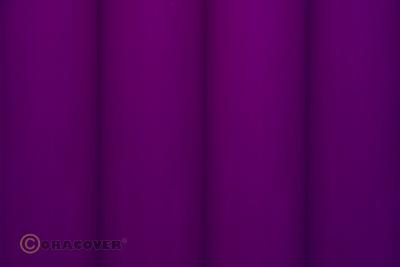 Oracover Bespannfolie Bügelfolie floureszierend violett (Breite 600 mm, 10m-Rolle)