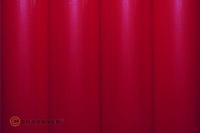 Oracover Bespannfolie Bügelfolie perlmutt rot (Breite 600 mm, Länge 0,5 lfm)