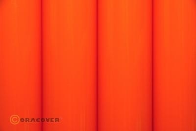 Oracover Bespannfolie Bügelfolie orange (Breite 600 mm, Länge 0,5 lfm)