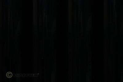 Oracover Bespannfolie Bügelfolie schwarz (Breite 600 mm, Länge 0,5 lfm)