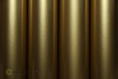 Orastick selbstklebende Bügelfolie Bespannfolie Klebefolie gold (Breite 600 mm, Länge 0,5 lfm)