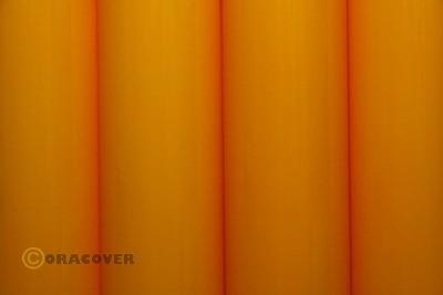 Oracover Bespannfolie Bügelfolie royal gelb (Breite 600 mm, 10m-Rolle)